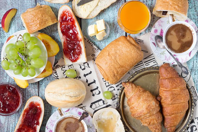 croissant pour le petit déjeuner