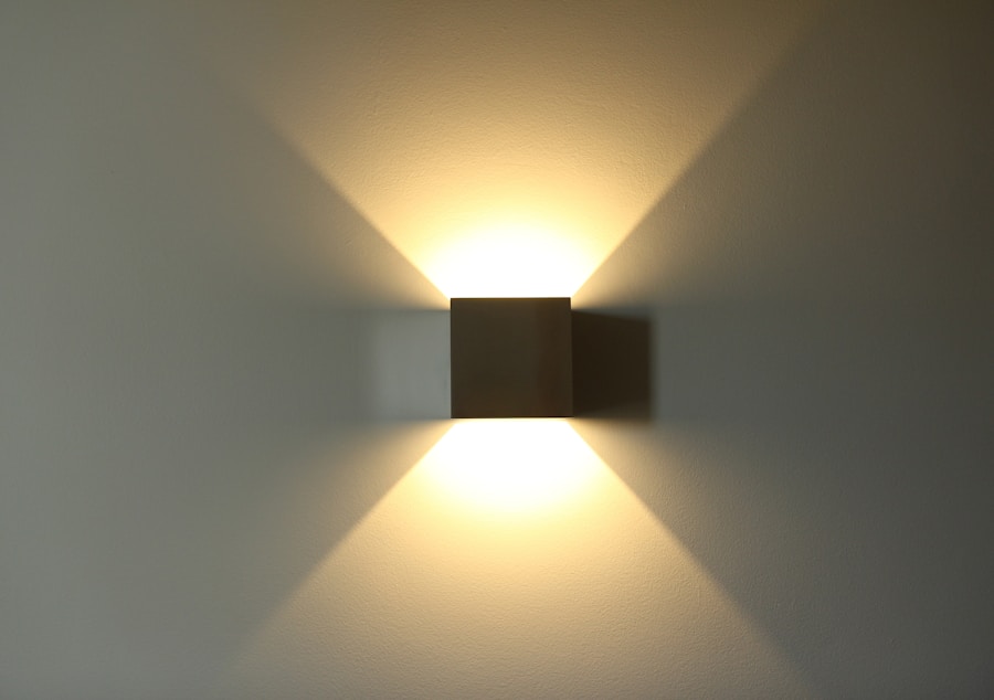 Photo "Simple tubular LED wall lamp suitable for corridors"